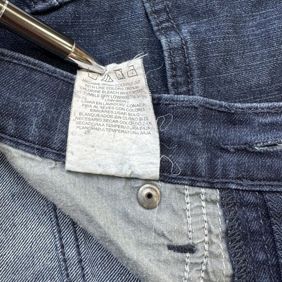 Riders By Lee Womens Blue Denim Capri Jeans Size 8 Medium Pockets Cotton Blend - Picture 13 of 13